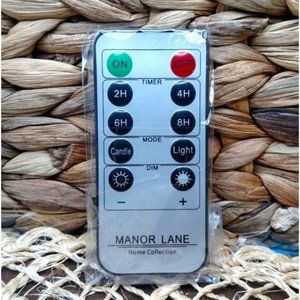Manor Lane Flameless Candle Remote Conrol, NEW